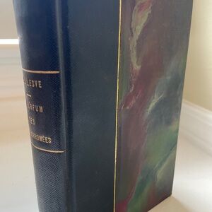 Antique 1923 French Novel Le Parfum des Îles Borromées Half Leather